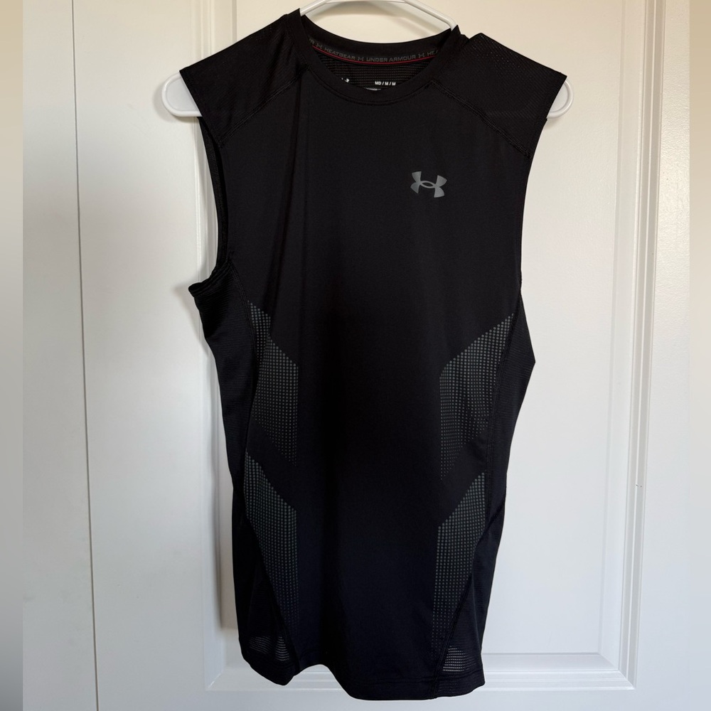 Under Armour Black Sleeveless Compression Tank